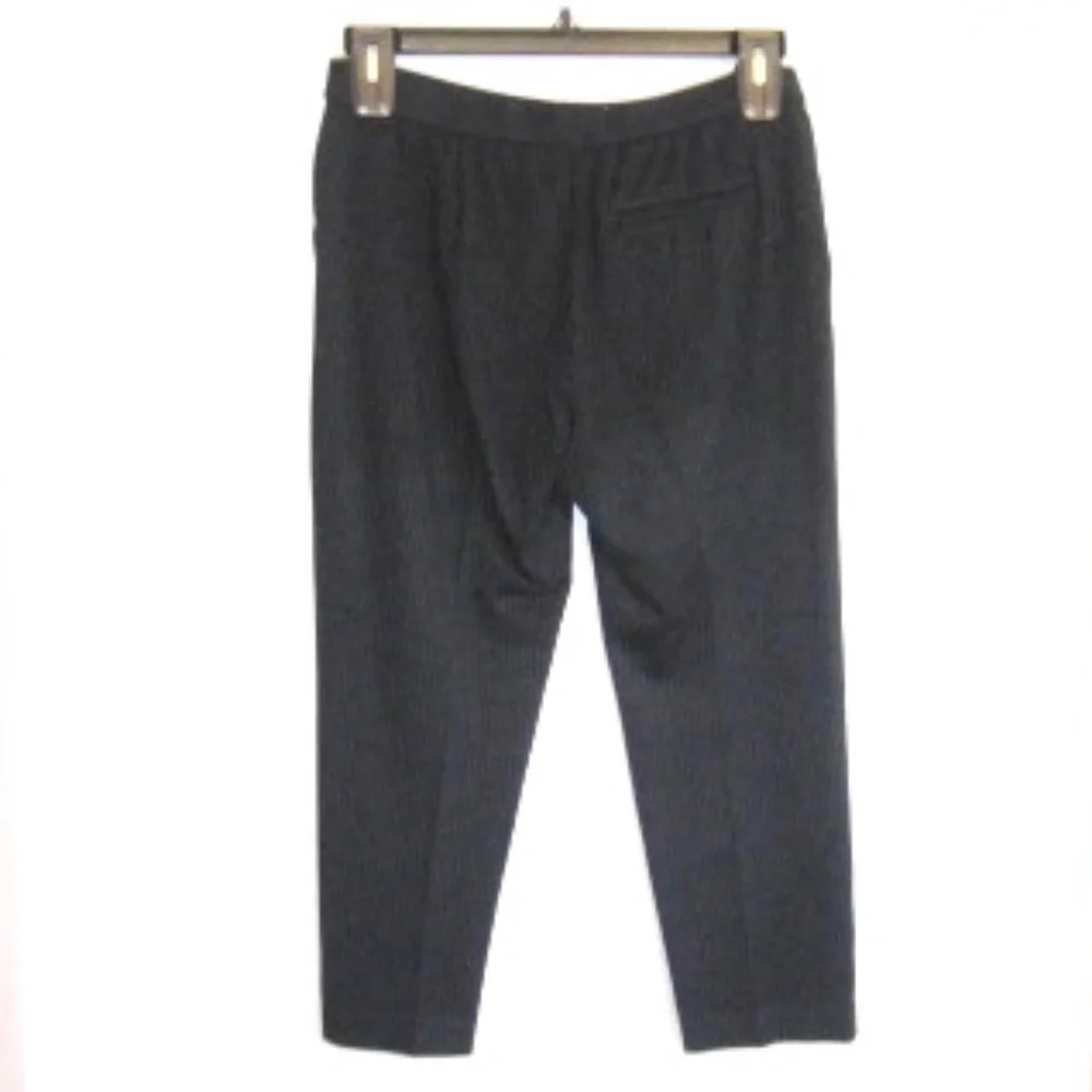 Theory Cropped Pinstripe Pant - Picture 5 of 9